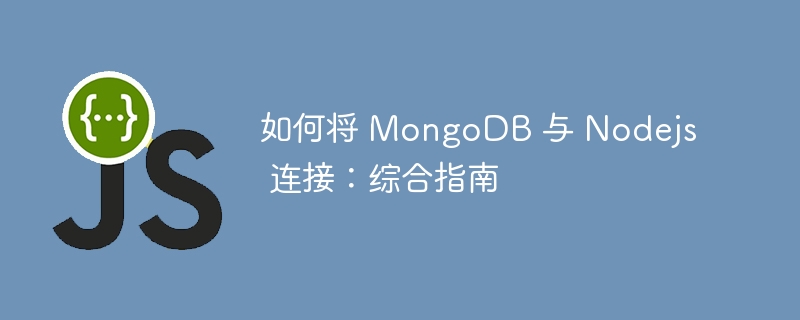 如何将 mongodb 与 nodejs 连接：综合指南