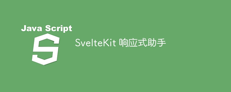 sveltekit 响应式助手