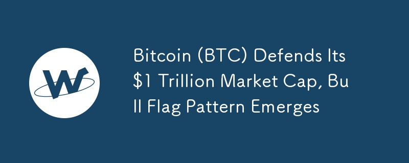 Bitcoin (BTC) Defends Its $1 Trillion Market Cap, Bull Flag Pattern Emerges