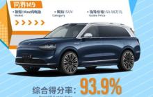 安全智能双在线 问界 M9 高分斩获 C-NCAP 超五星安全评价