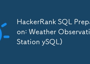 HackerRank SQL Preparation: Weather Observation Station ySQL)