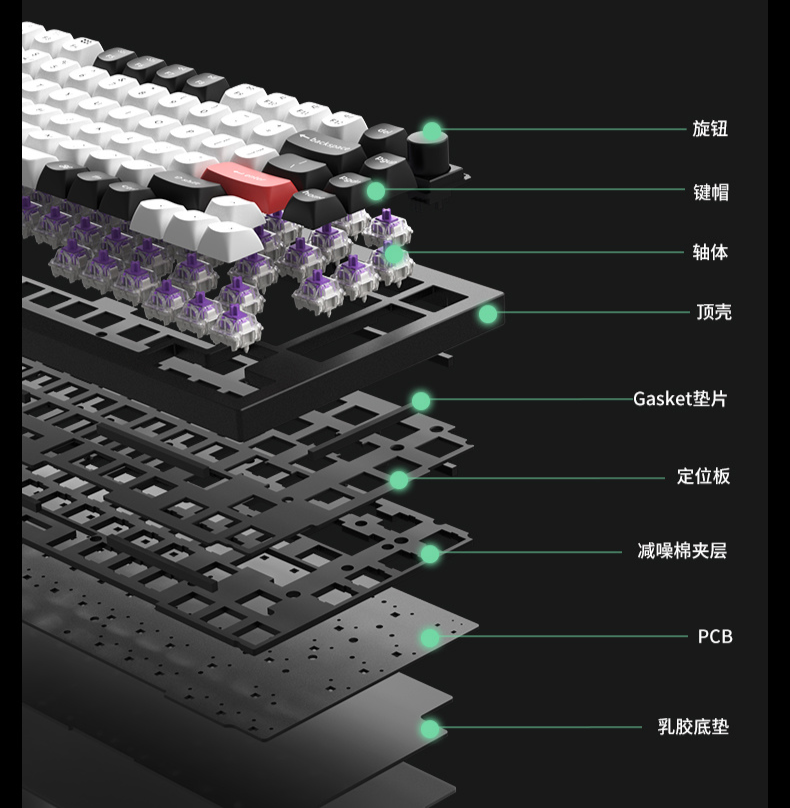 Keychron Q1HE 三模磁轴键盘上市：CNC 铝坨坨、佳达隆二代磁轴，1321 元