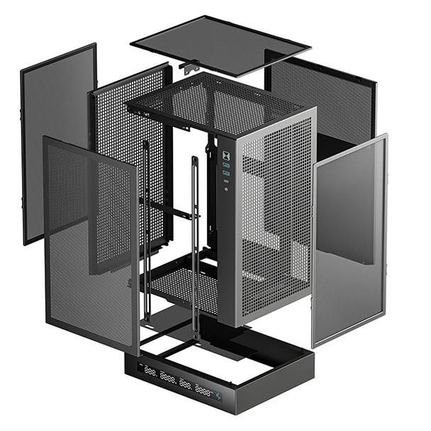 九州风神立式 ITX 机箱 CH170 开卖：自带多功能数显底座，369 元起