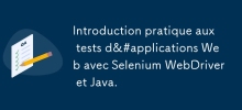 Introduction pratique aux tests d&#applications Web avec Selenium WebDriver et Java.