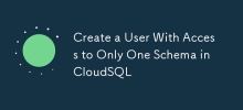 Create a User With Access to Only One Schema in CloudSQL