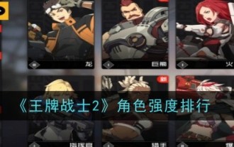 'Ace Warrior 2' character strength ranking