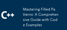 Mastering Filled Patterns: A Comprehensive Guide with Code Examples