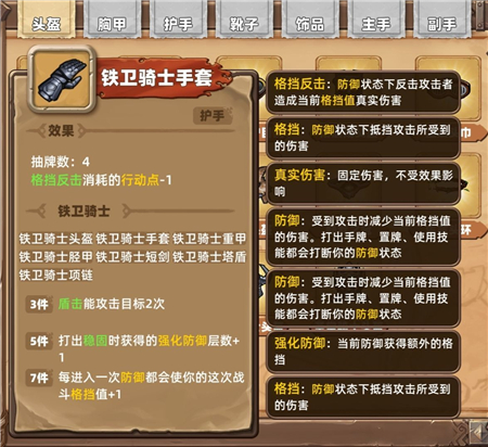 凯瑞尔轮回铁卫骑士套装图鉴