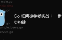 Go 框架初学者实战：一步一步构建