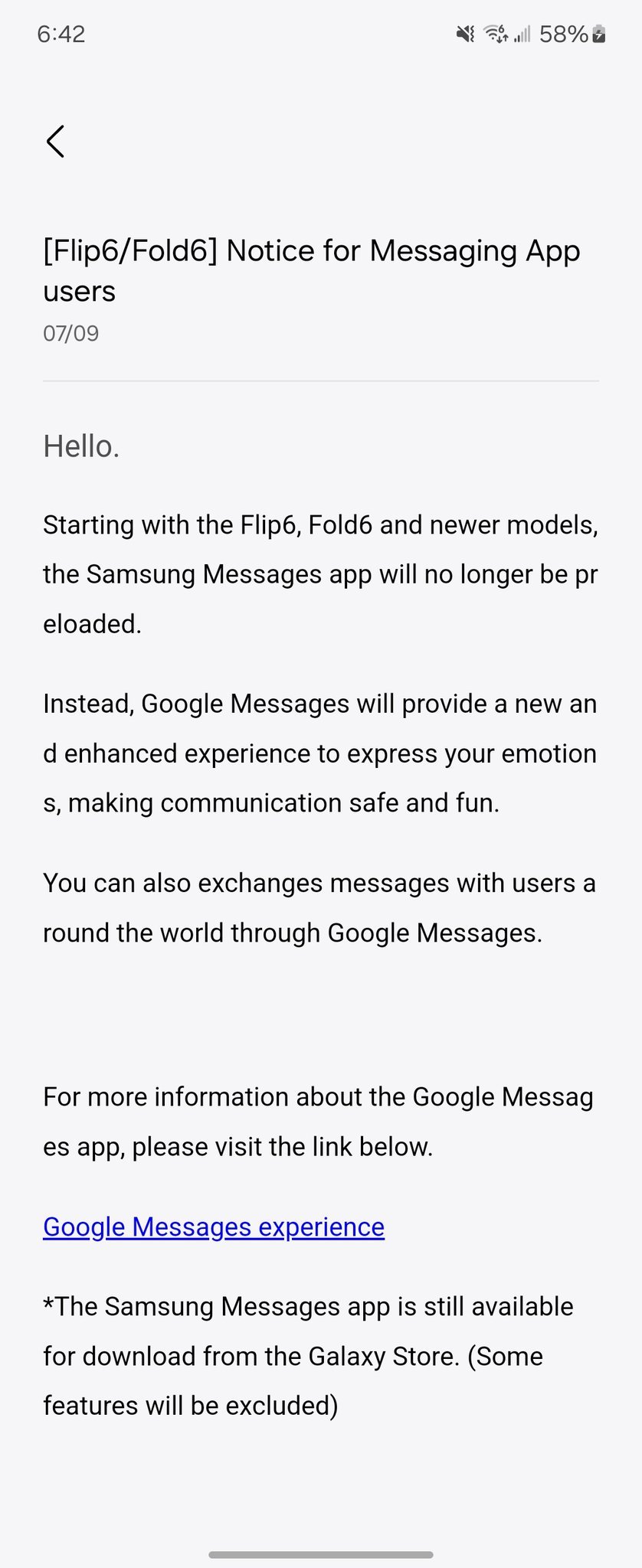 放弃自家短信应用,三星 Galaxy 手机在美国市场改用 Google Messages