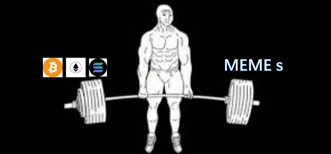 当市值前 100 已有 9 个 MEME,与之拥抱已经成为了一种不可逆转的浪潮