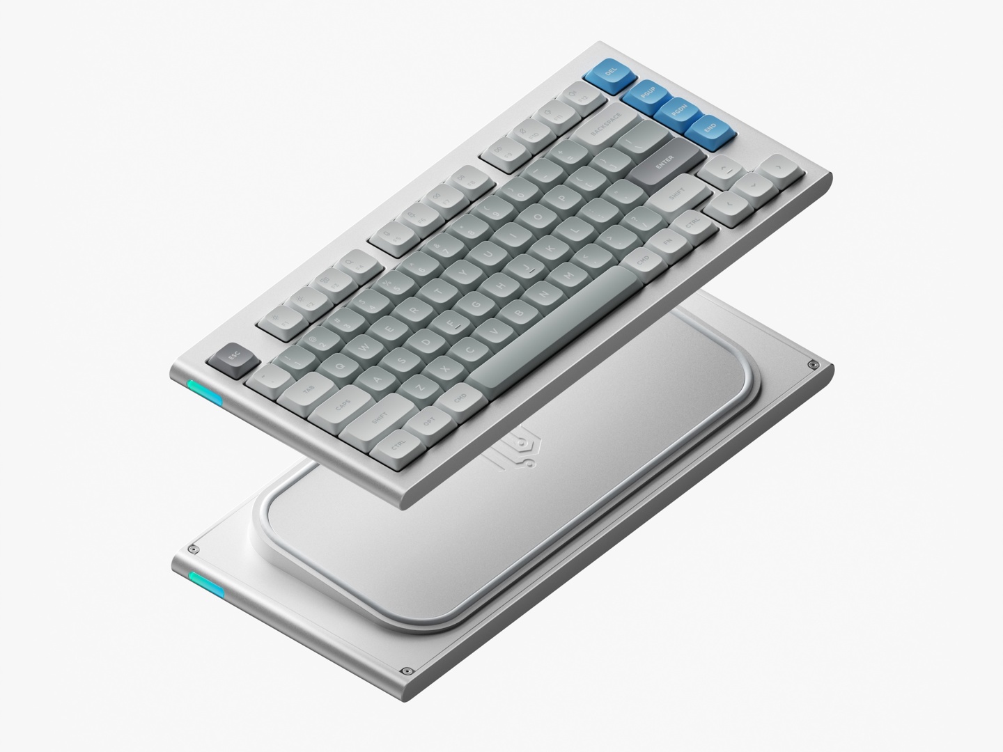 首发佳达隆矮轴 3.0,NuPhy 推出 Nos75 铝合金客制化有线机械键盘