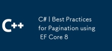 C# |使用 EF Core 8 分页的最佳实践