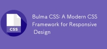 Bulma CSS: A Modern CSS Framework for Responsive Design