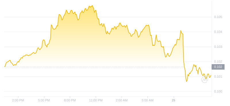 2024年07月25日恒星币价格