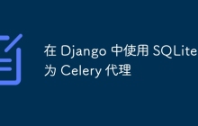 在 Django 中使用 SQLite 作为 Celery 代理
