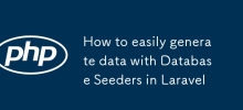 How to easily generate data with Database Seeders in Laravel