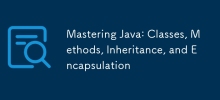 Mastering Java: Classes, Methods, Inheritance, and Encapsulation