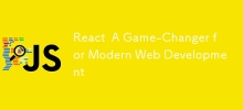 React  A Game-Changer for Modern Web Development