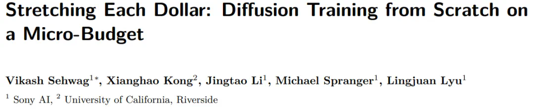 For $1,890, you can train a decent 1.2 billion parameter diffusion model from scratch.