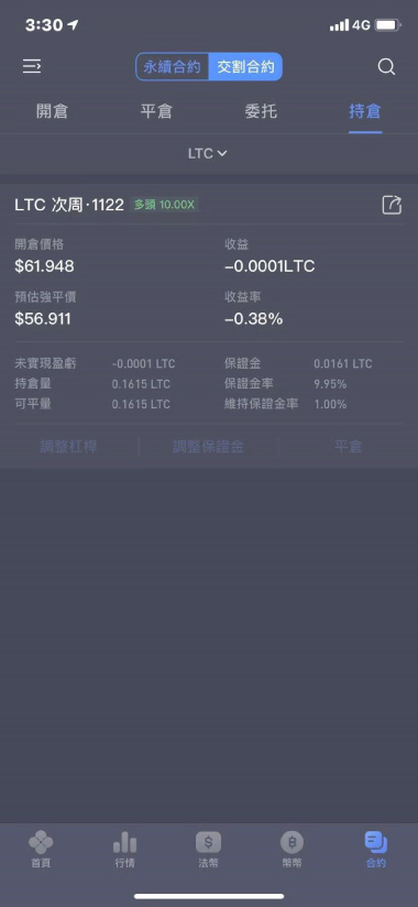 OKEx交易所合約新手教程