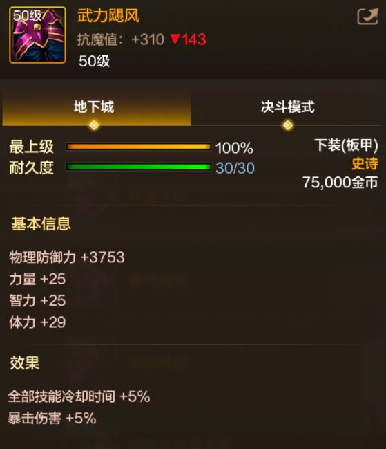 《地下城与勇士：起源》武力飓风装备图鉴