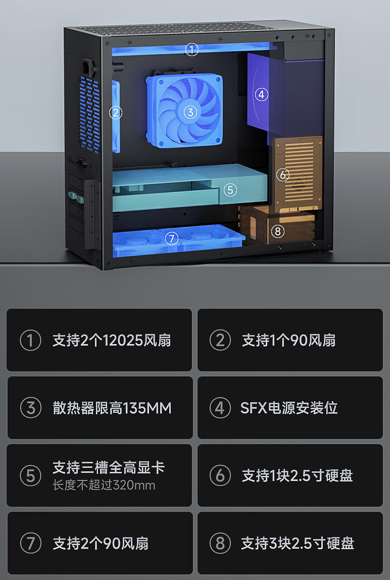 华擎推出 15L 应天 M-ATX 机箱：2mm 全铝合金材质，售 369 元