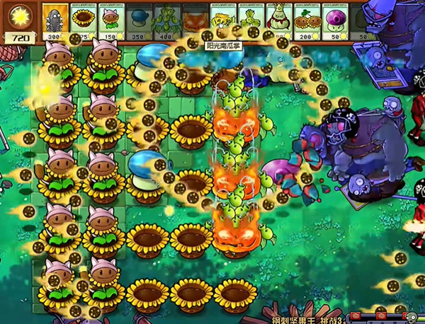 《植物大战僵尸杂交版》钢刺坚果王3通关攻略