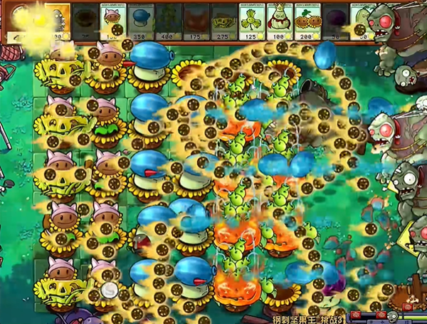 《植物大战僵尸杂交版》钢刺坚果王3通关攻略