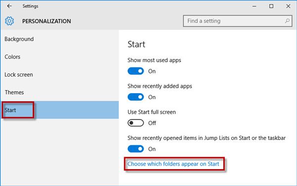 File Explorer Icon Missing from Start Menu Windows 10