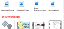 How to Show Thumbnails Preview for Images/Videos File