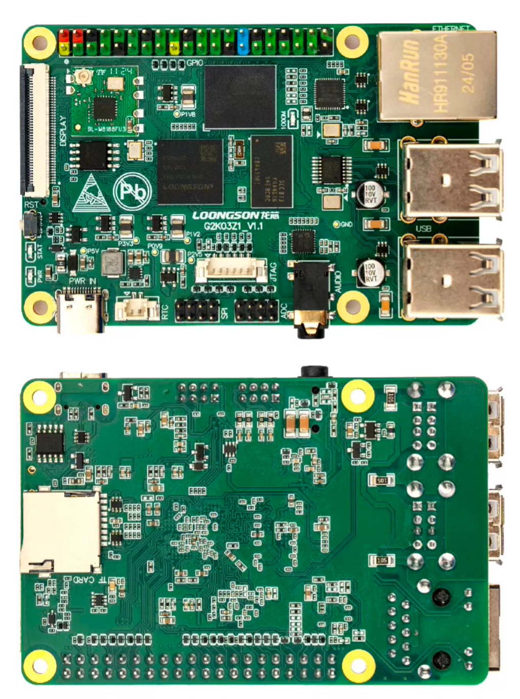 润开鸿推出 HH-SCDAYU403 先锋派开发板:龙芯 2K0300、OpenHarmony 认证,199 元