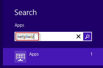 Wie deaktiviere ich das Passwort unter Windows 8.1 oder Windows 8?