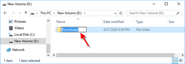 So verschieben Sie den Download-Ordner auf ein anderes Laufwerk in Windows 10