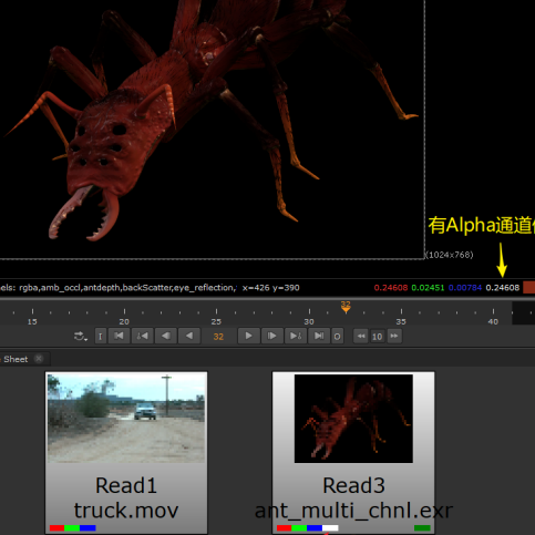 Nuke11的视图面板通道是什么意思 Nuke11的视图面板通道的详解