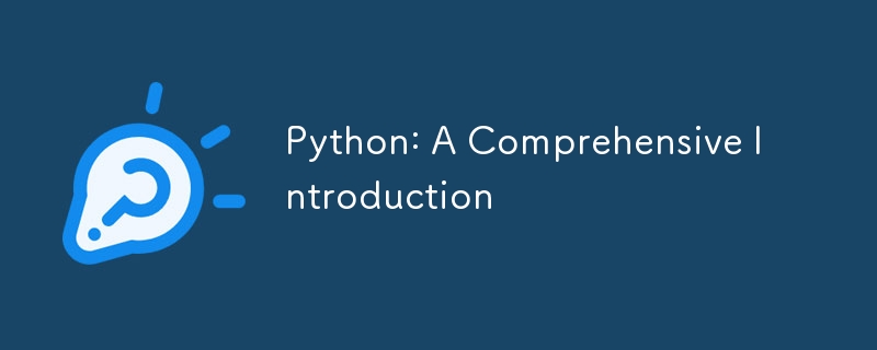 Python: A Comprehensive Introduction