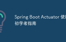Spring Boot Actuator 使用初学者指南