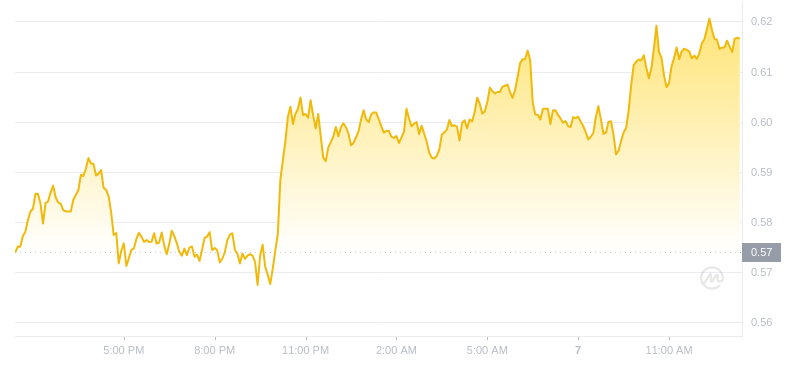 2024年08月07日Sui币价格