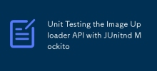 Unit Testing the Image Uploader API with JUnitnd Mockito