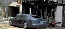Tesla Model S sets house on fire when charged directly from the powerline for free