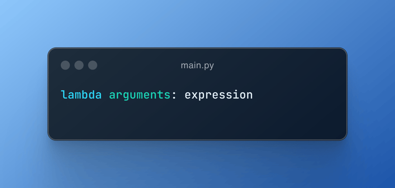Python 中的 Lambda 函數解釋清楚！