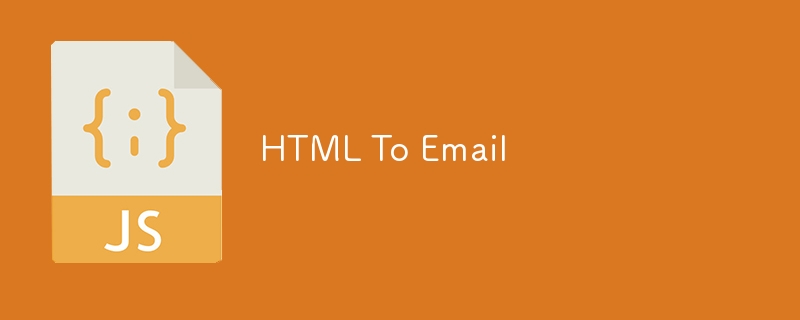 HTML zu E-Mail