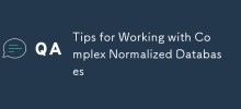 Tips for Working with Complex Normalized Databases