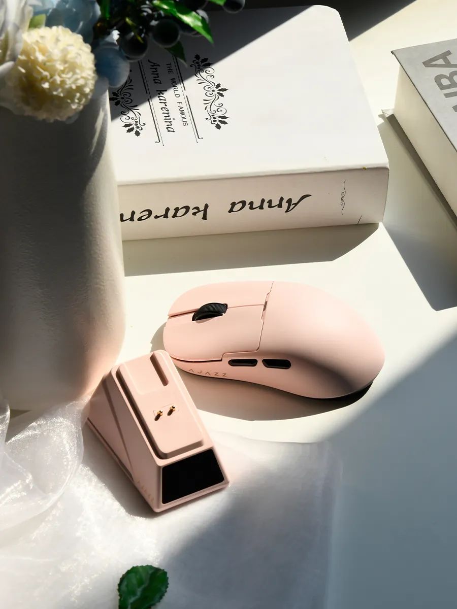 黑爵 AJ159 APEX 无线鼠标破晓粉开售：三模连接、PAW3950，首发 299 元