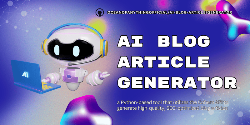 Boost Your Content Creation with AI: Introducing the AI Blog Article Generator