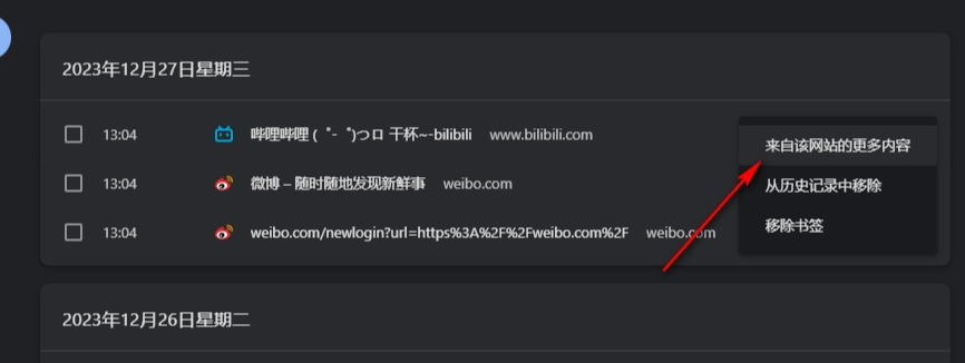 谷歌浏览器怎么查看特定网站历史记录