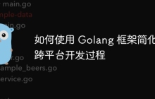 如何使用 Golang 框架简化跨平台开发过程