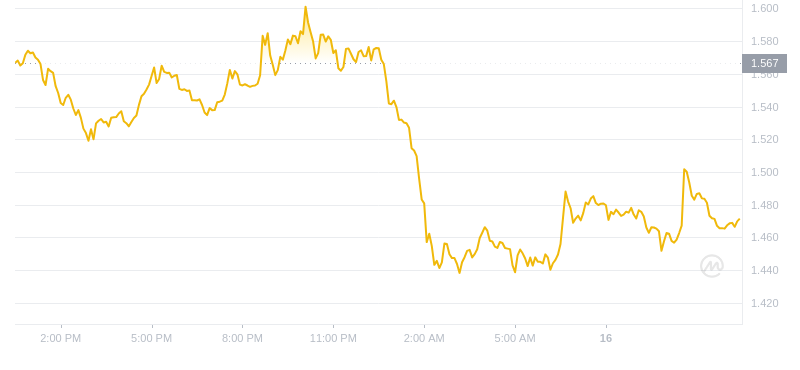 2024年08月16日WIF币价格