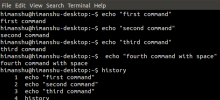 How to hide your Linux command line history