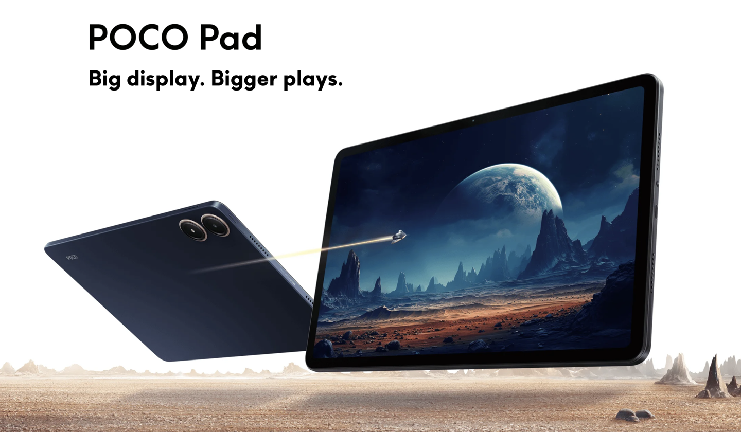 小米 POCO Pad 5G 平板 8 月 23 日海外发布：12.1 英寸 120Hz 屏、支持手写笔 / 外接键盘